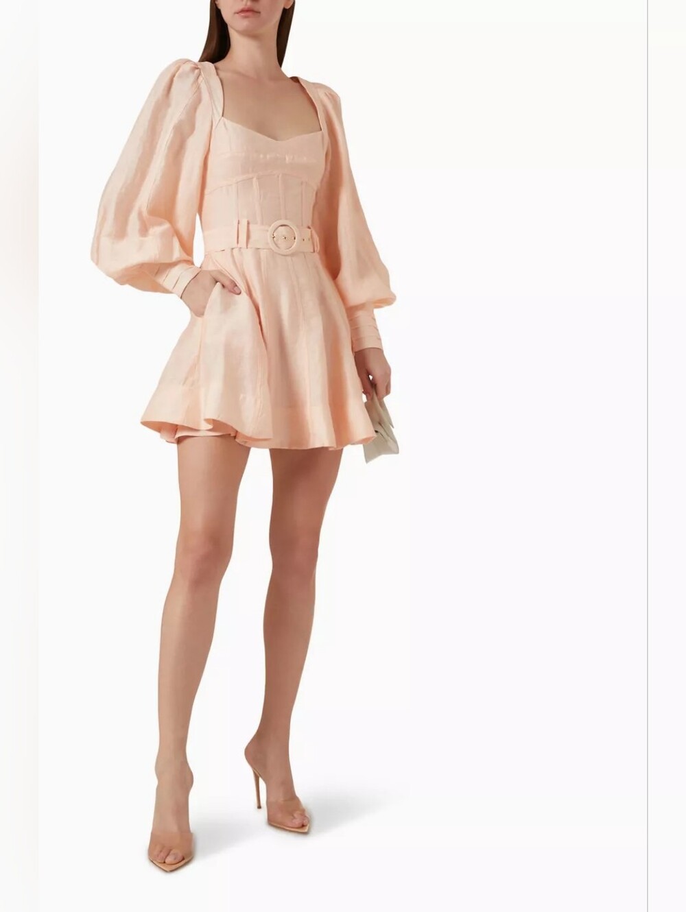 Saint Armont Sienna Mini Dress - Peach Bloom